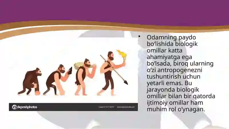 ODAM EVOLUTSIYASINI HARAKATLANTIRUVCHI KUCHLARI 2