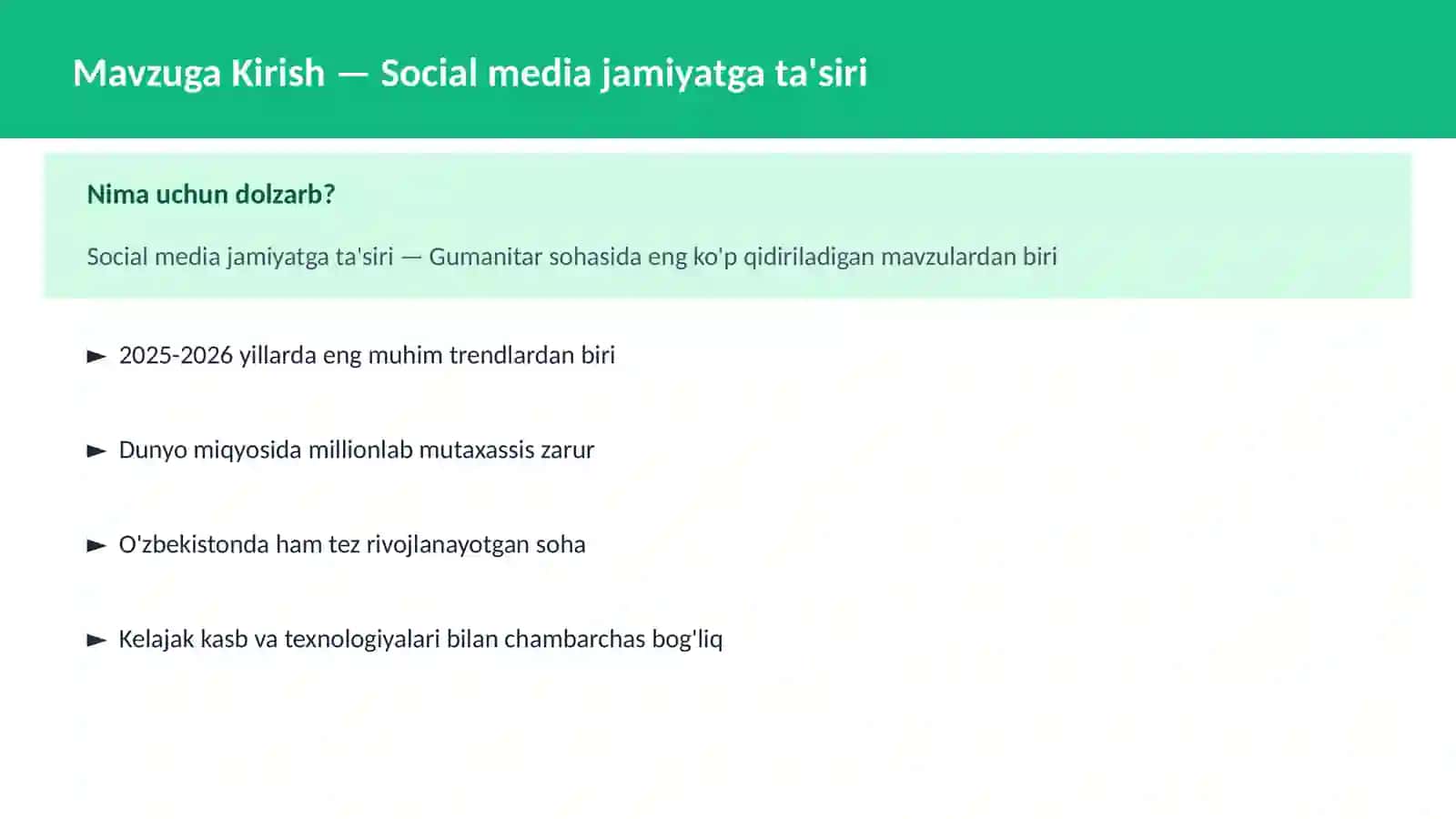 Social media jamiyatga ta'siri 2