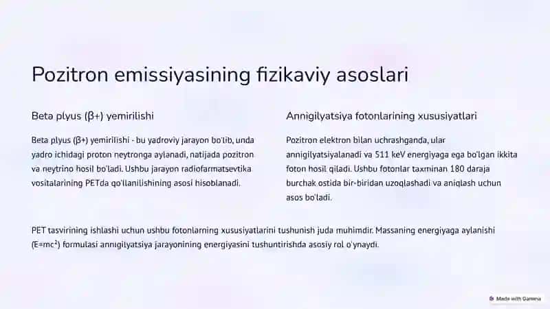Pozitron-emissiya tomografiyasi (PET) 2