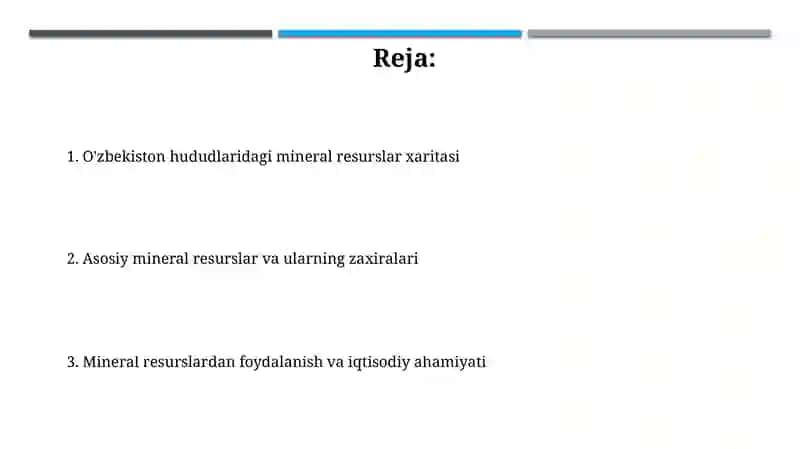 O'zbekiston hududlaridagi mineral resurslar 2