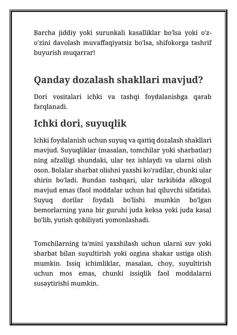 Qattiq dori shakllari 2