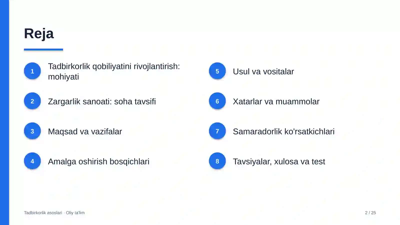 zargarlik sanoatida tadbirkorlik qobiliyatini rivojlantirish 7967 2