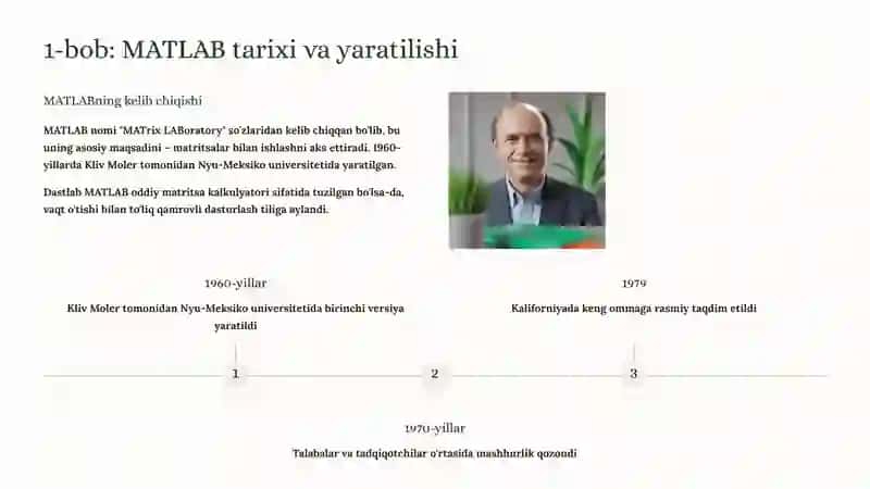 MATLAB dasturlash tili 2