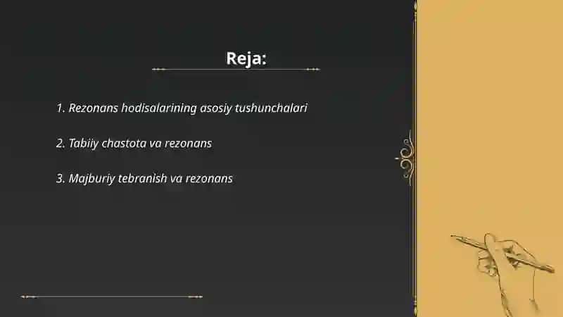 Rezonans hodisalar 2
