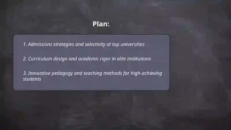 Education in the top universities 2