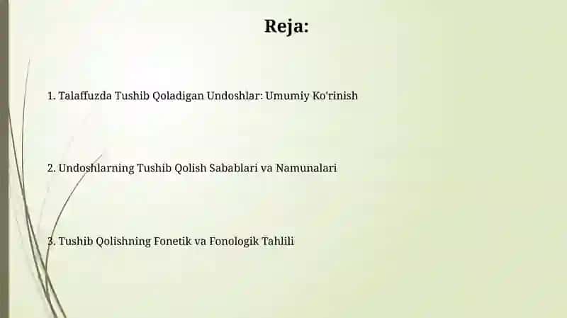 Talaffuzda Tushib Qoladigan Undoshlar 2