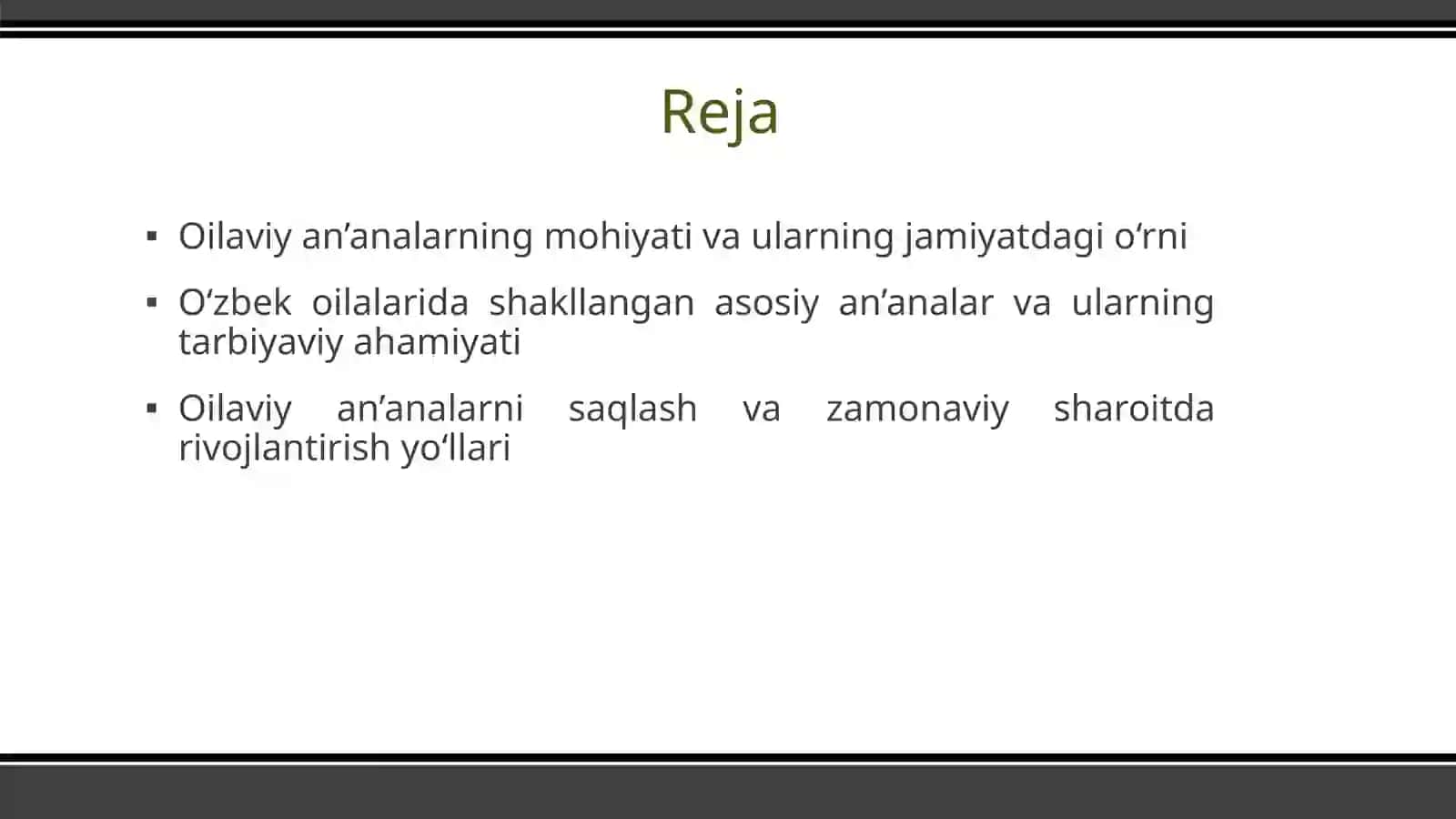 Oilaviy an’analar 2