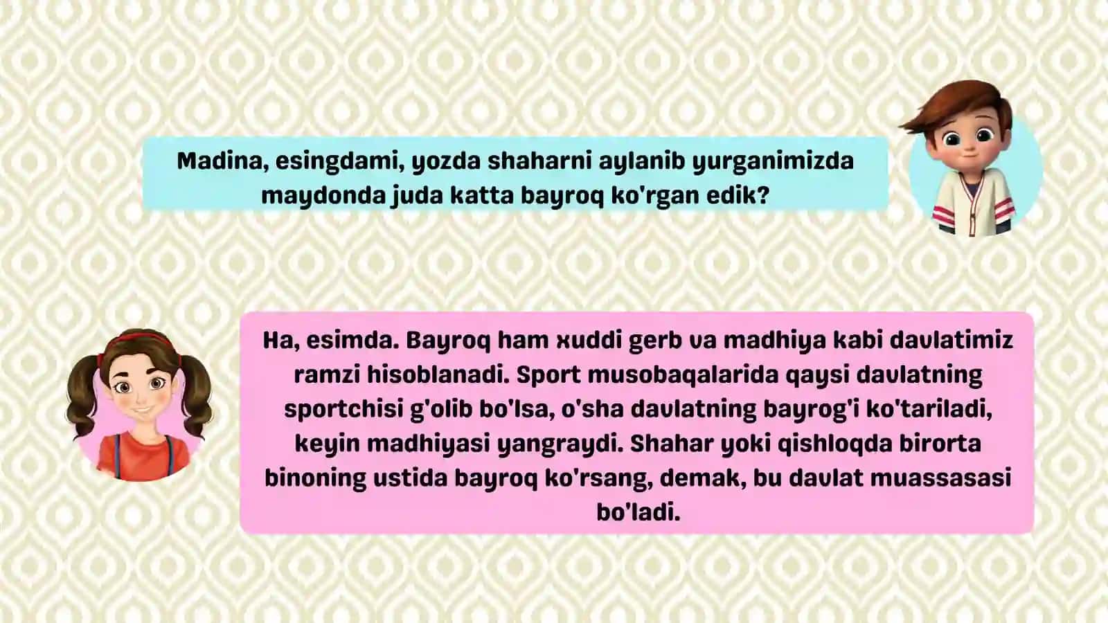 Vatanim haqida nimalarni bilaman? 2