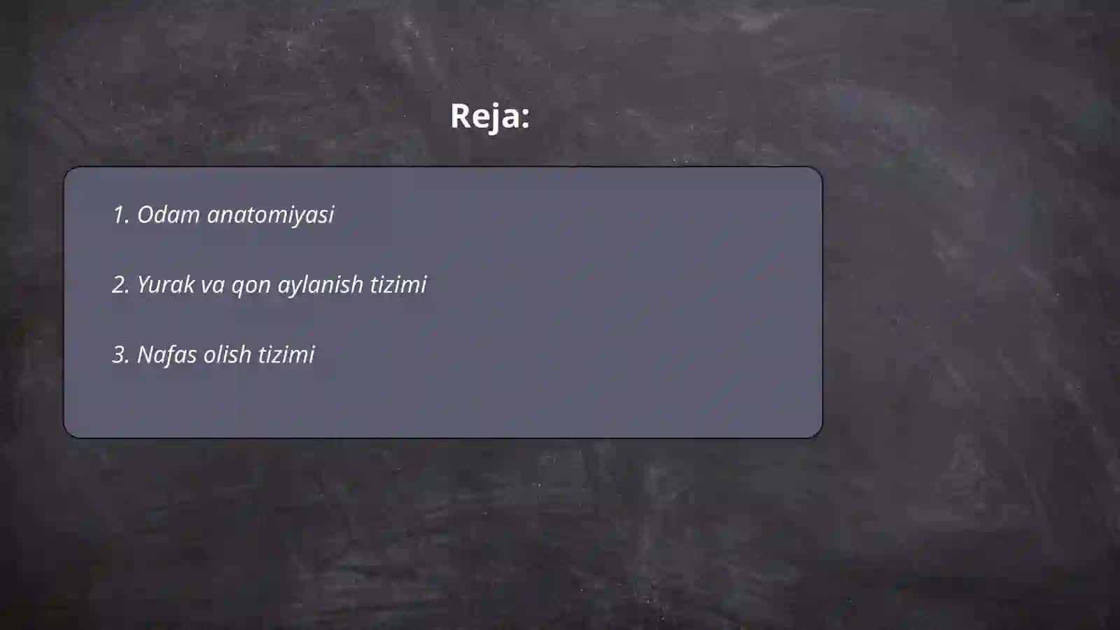 Odamlar anatomiyasi 2