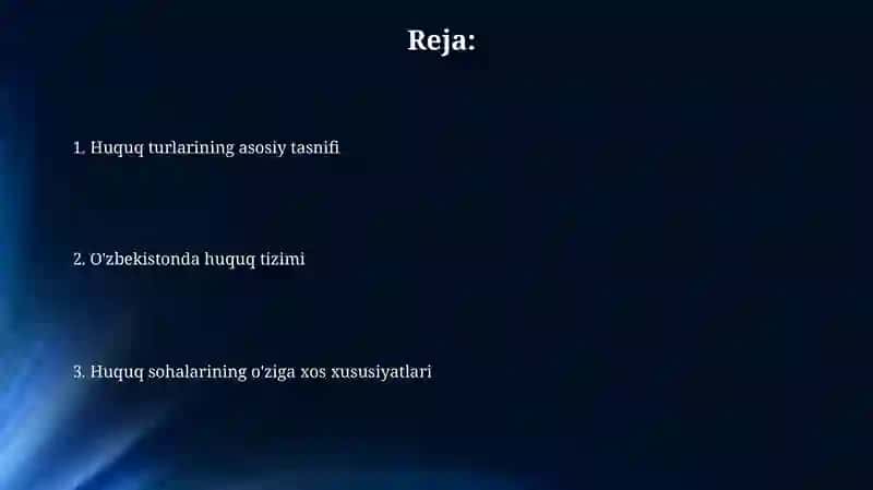 Types of Law 2