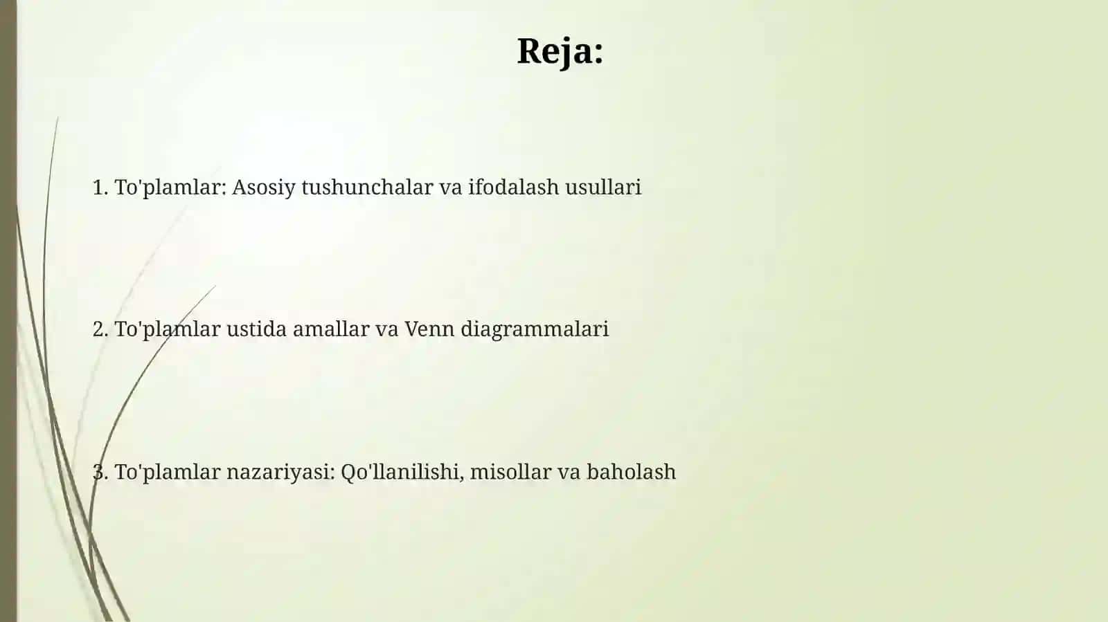 To'plamlarnio'qitish 2