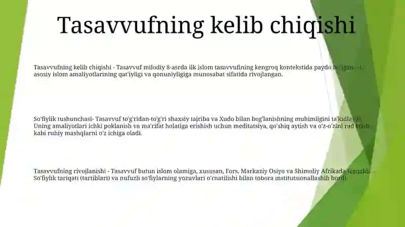 Tasavvuf Tushunchasi Va Uning Mohiyati 2
