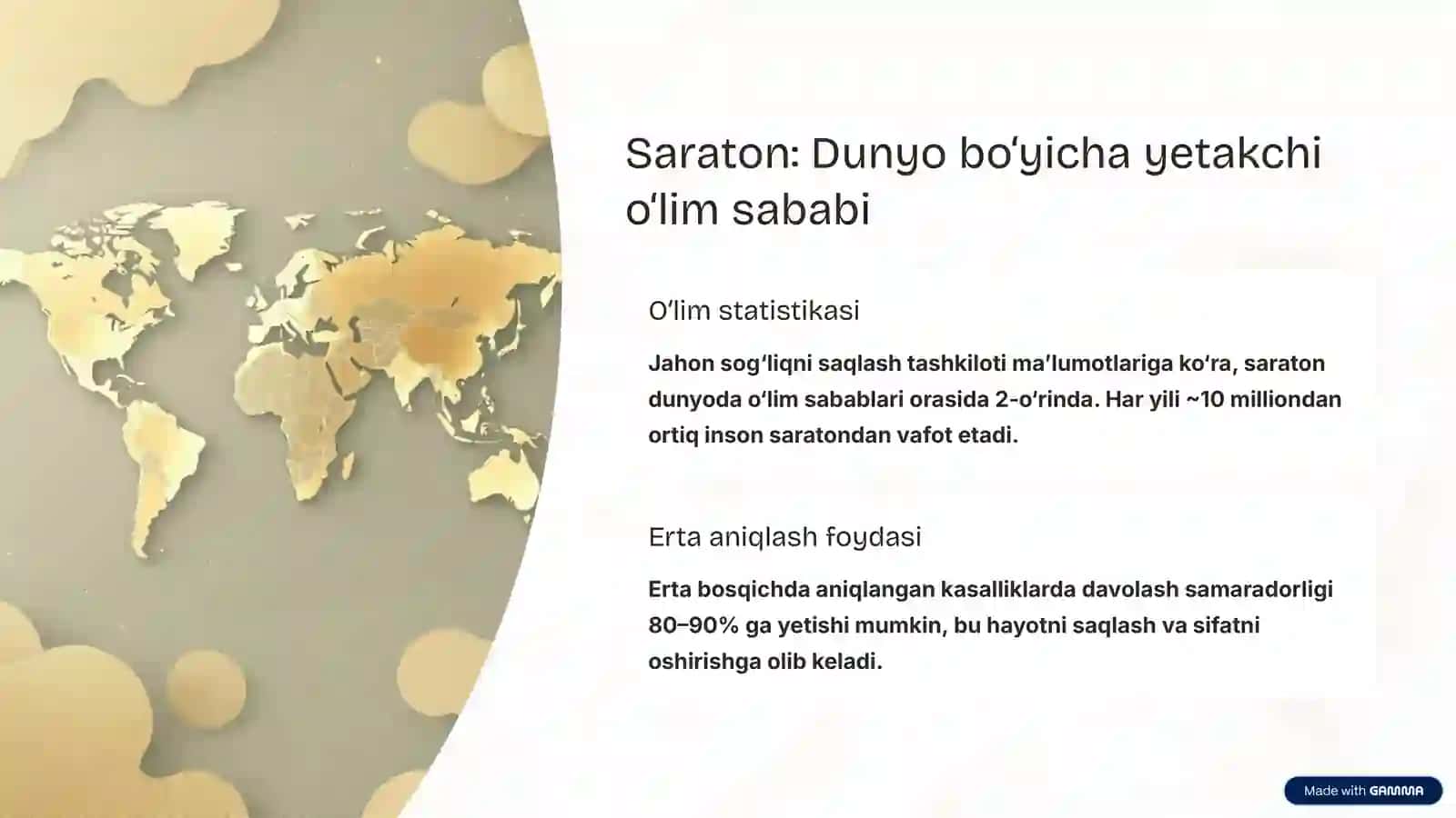 Onkologik kasalliklarni erta aniqlashning ahamiyati 2