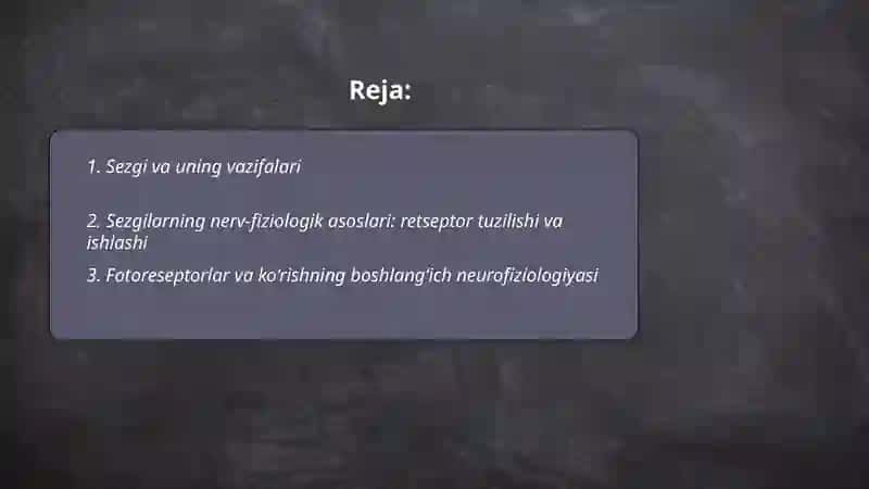 Sezgi va uning vazifalari 2