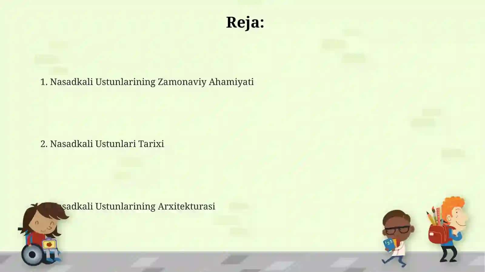 Nasadkali kolonnalar 2