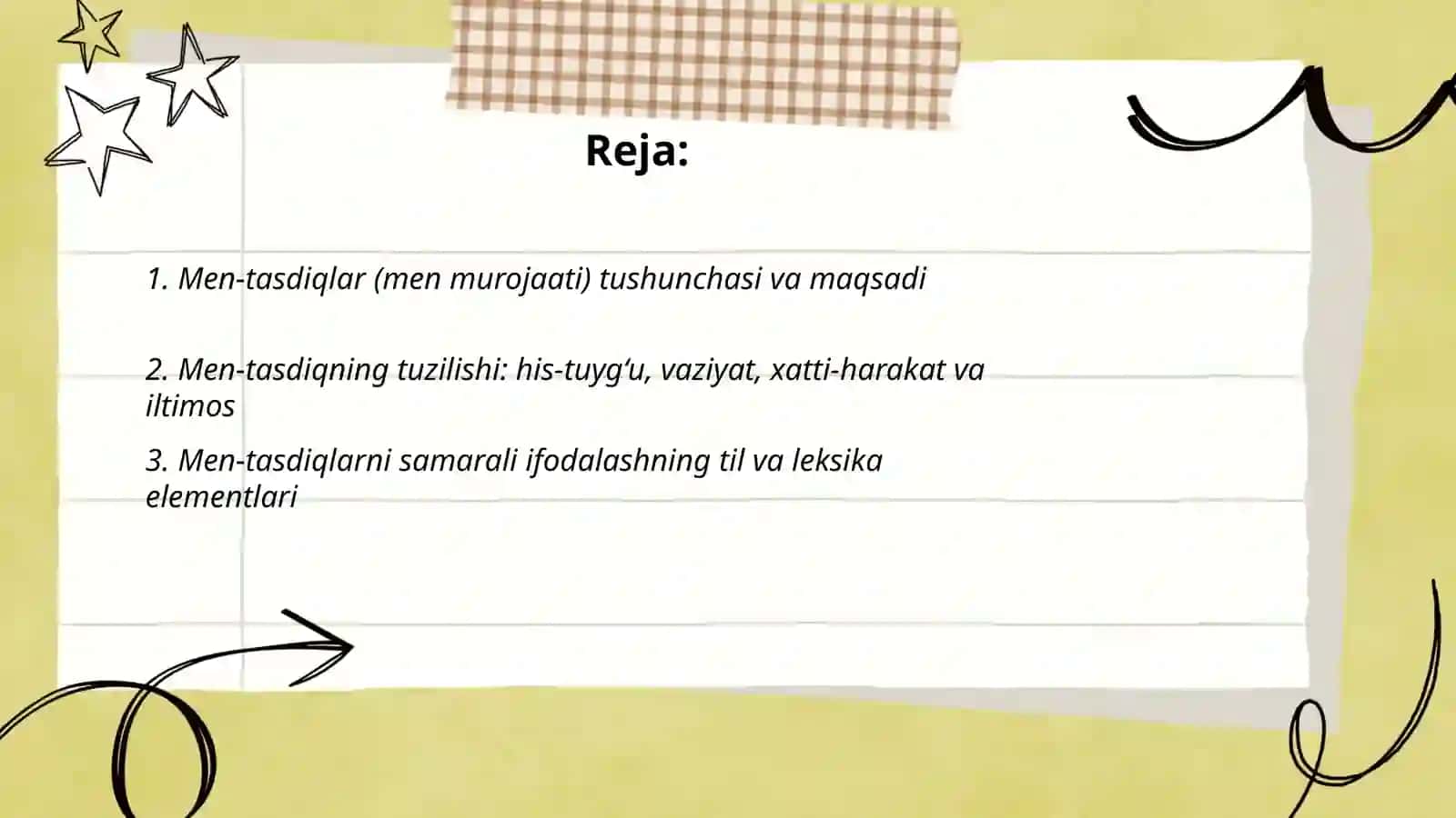 Men-tasdiqlar men murojaati usuli 2