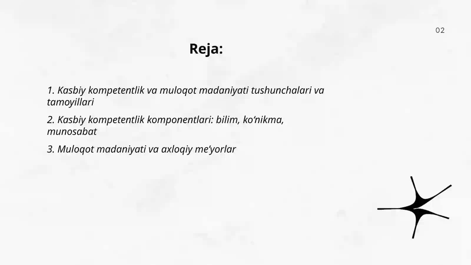 Kasbiy kompetentlik va muloqot madaniyati 2
