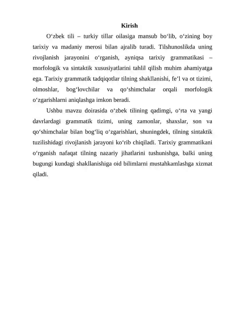 OʻZBEK TILINING TARIXIY GRAMMATIKASI 2