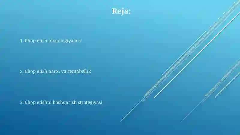 Chop etish texnologiyalari 2