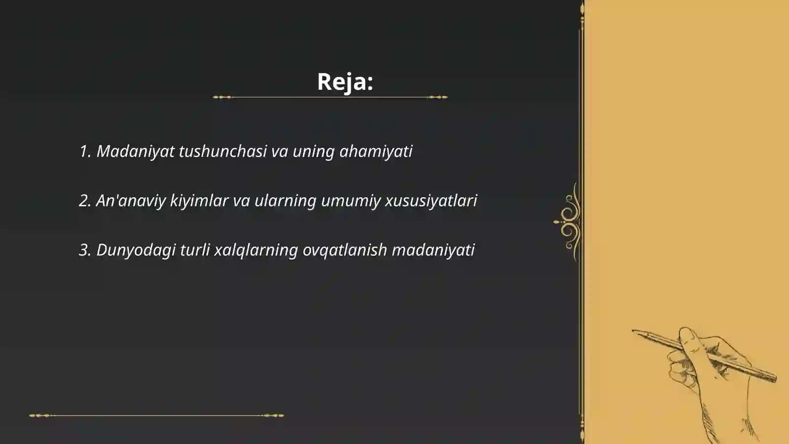 Umumiylik va farqlar madaniyatda 2