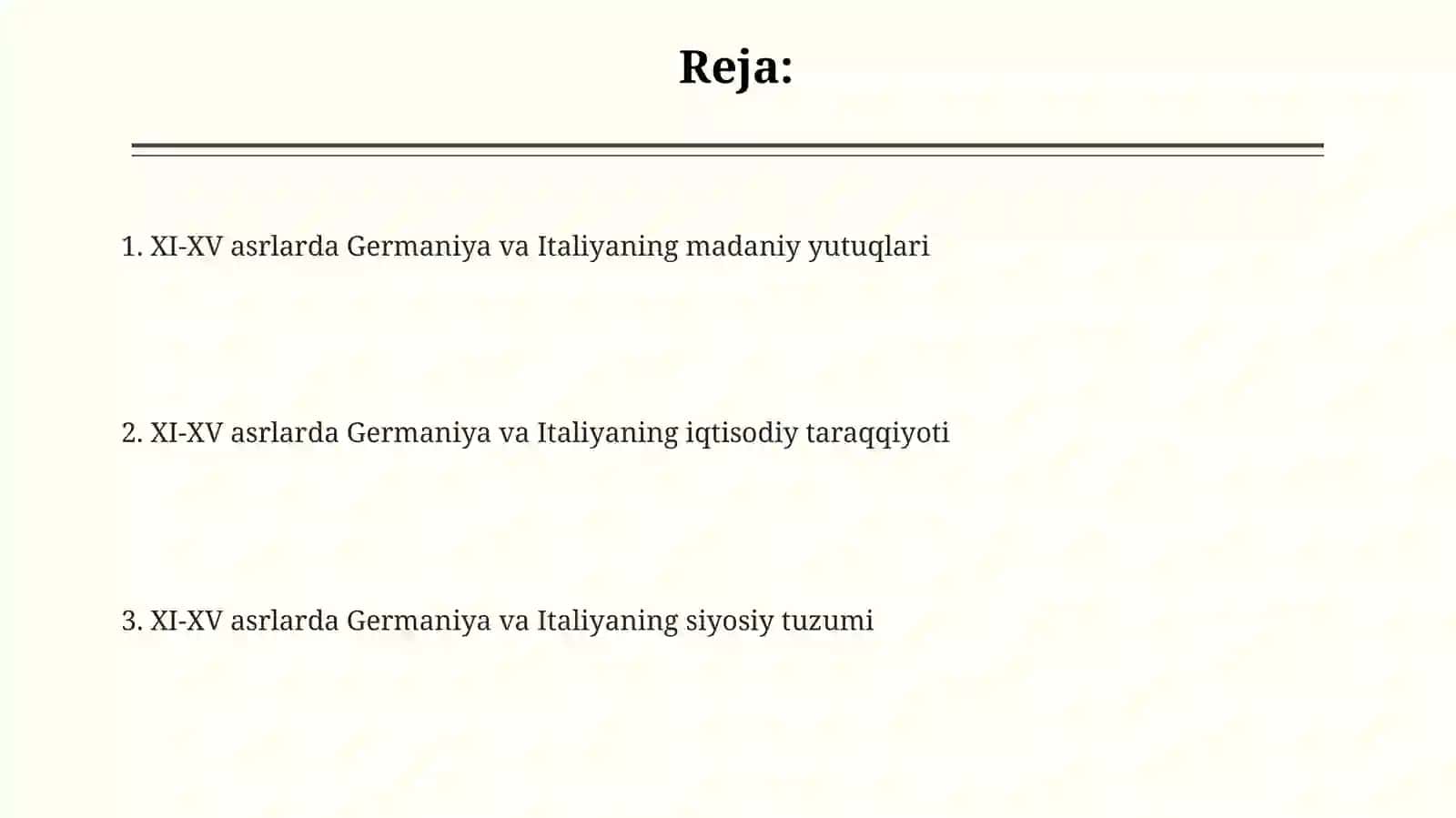 Italiyadagi san'at va me'morchilikning gullashi 2