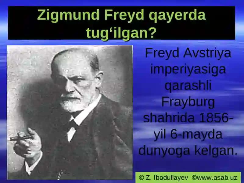 Zigmund Freyd Psixoanaliz Ta'limoti 2