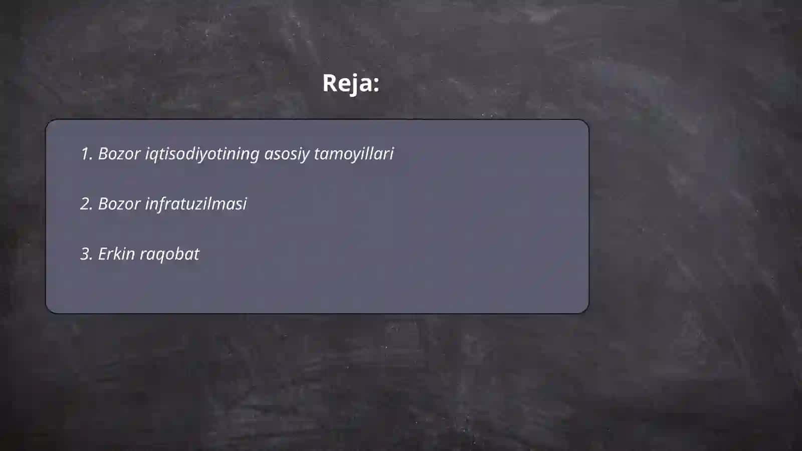 Bozor Iqtisodiyoti 2