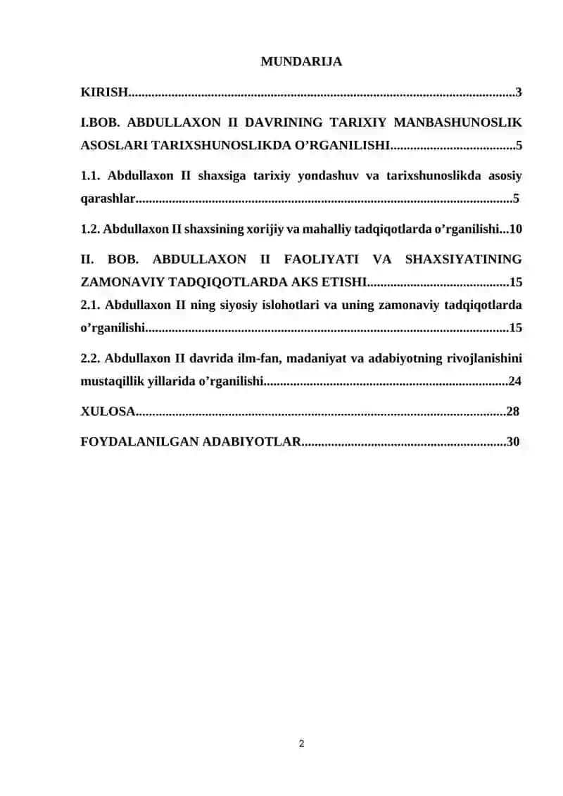 ABDULLAXON II SHAXSIYATI ZAMONAVIY TADQIQOTLARDA 2