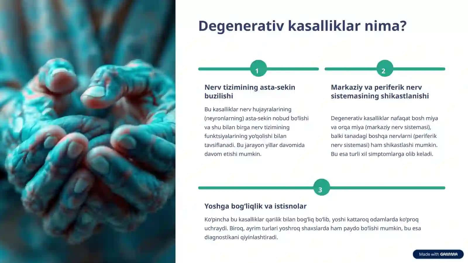 Nerv sistemasining degenerativ kasalliklari 2