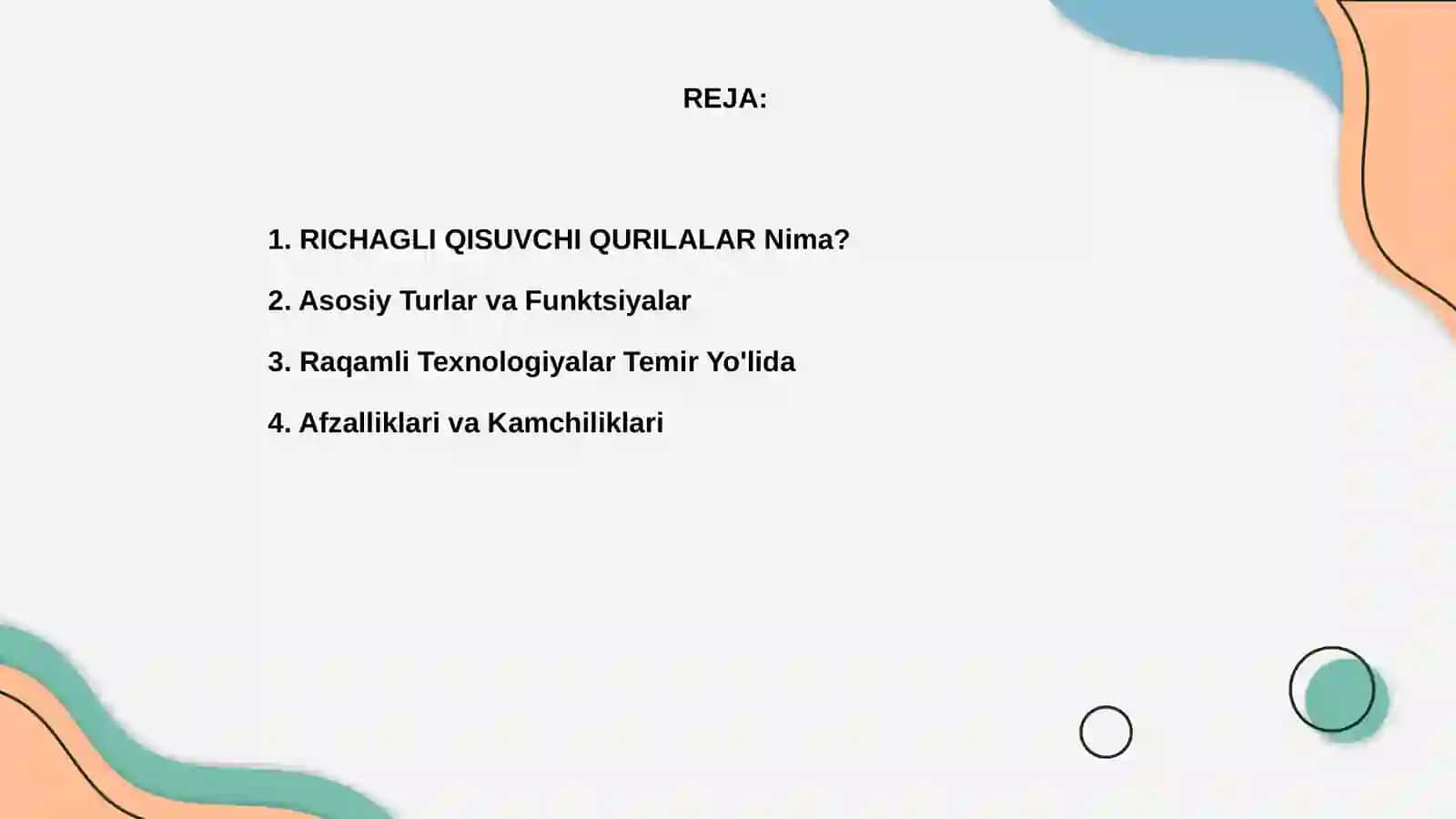 RICHAGLI QISUVCHI QURILALAR 2