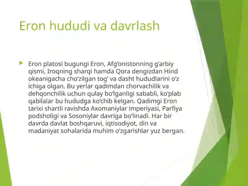 Qadimgi Eron madaniyati 2