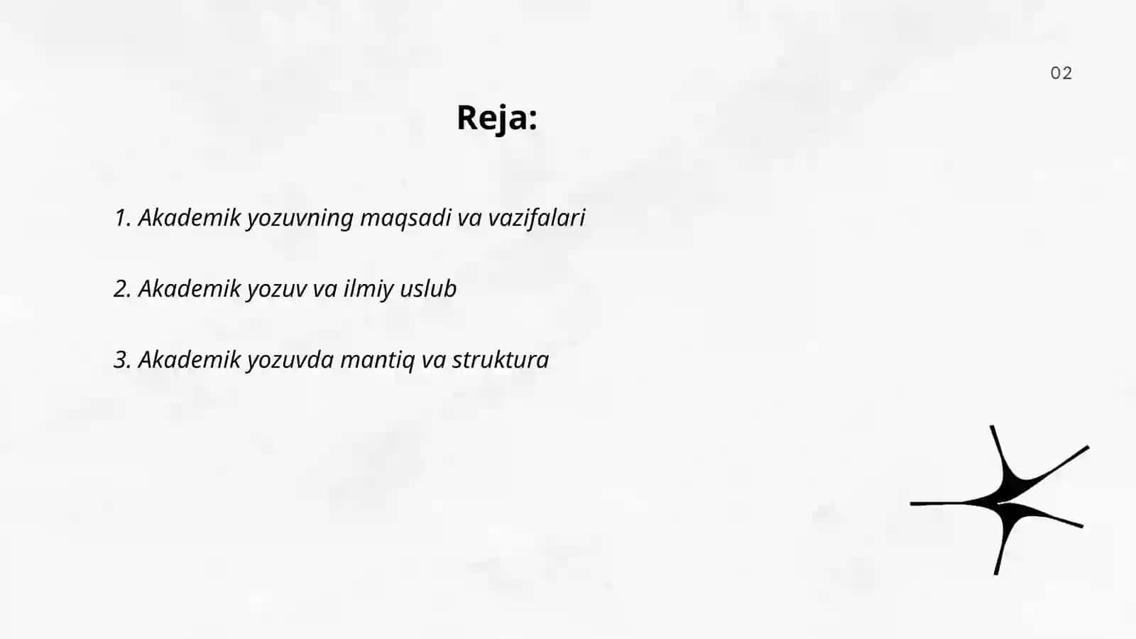 Akademik yozuv va uning xususiyatlari 2