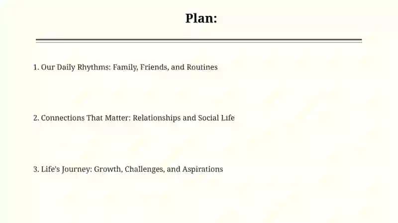 Our Daily Rhythms: Family, Friends, and Routines 2