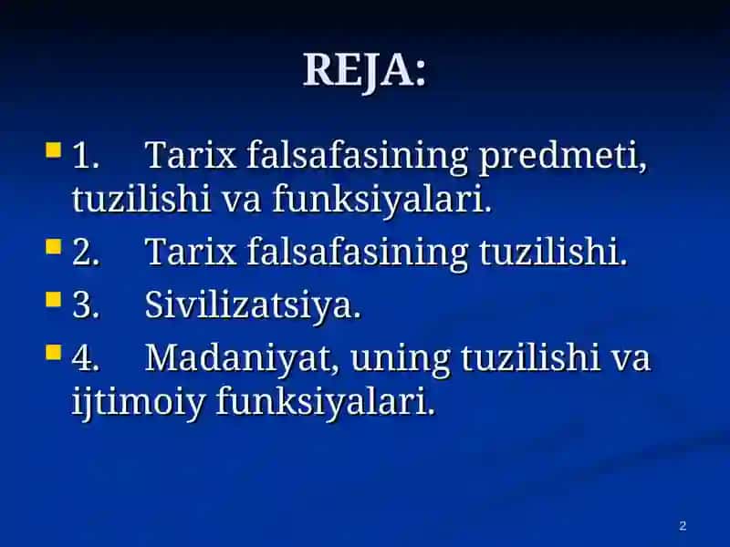 Tarix falsafasi 2