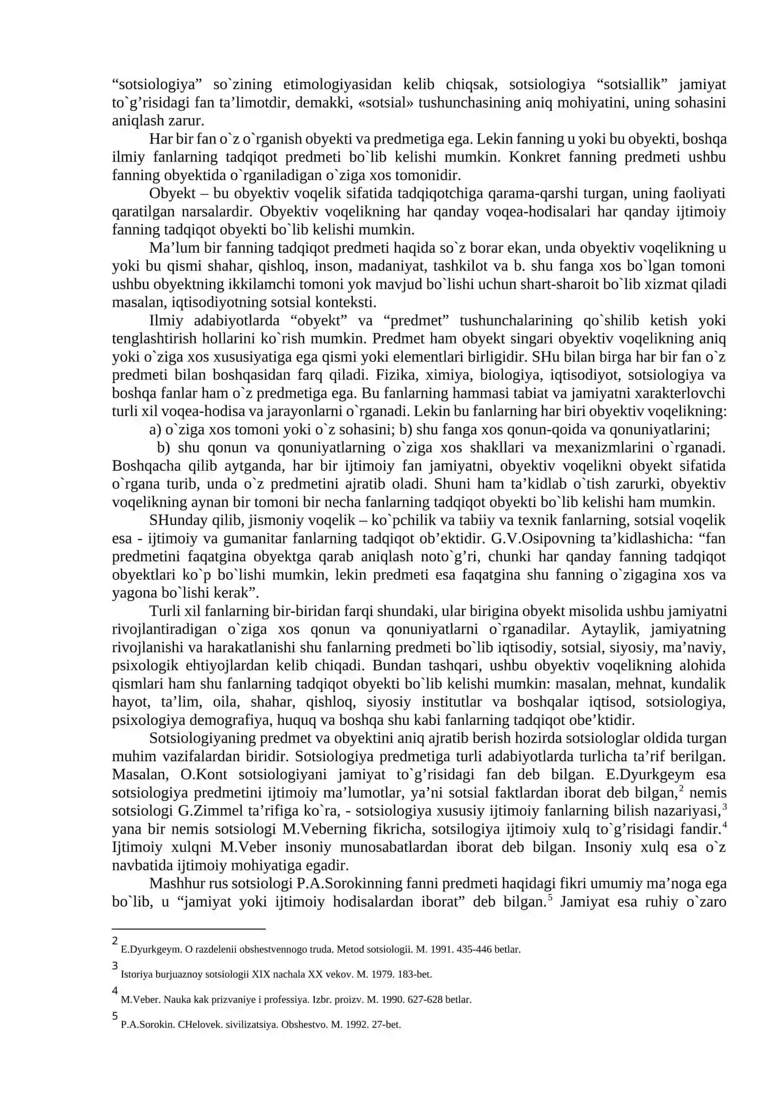 Sotsiologiya fan sifatida 2