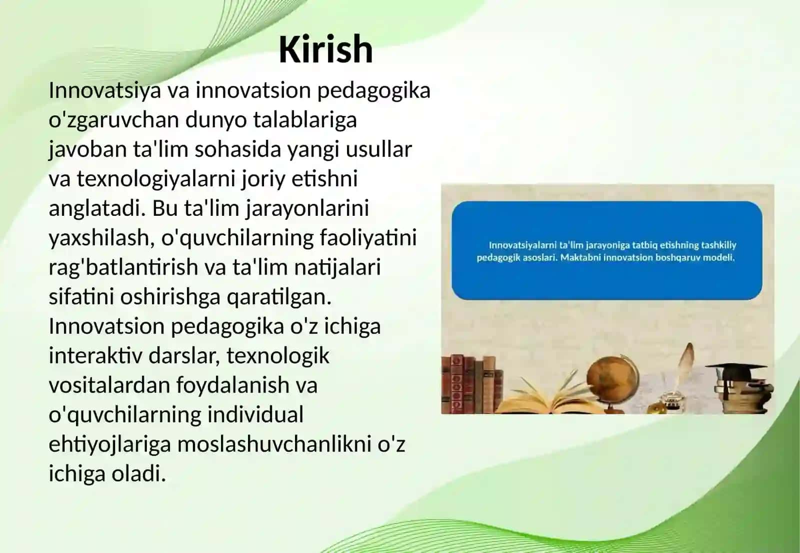 Innovatsiya va innovatsion pedagogika 2