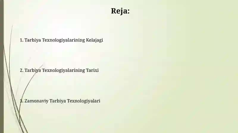 Tarbiya texnologiyalarini tarixi kelajagi 2