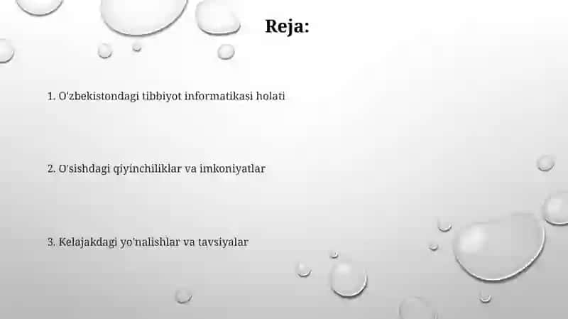 Tibbiy informatika 2