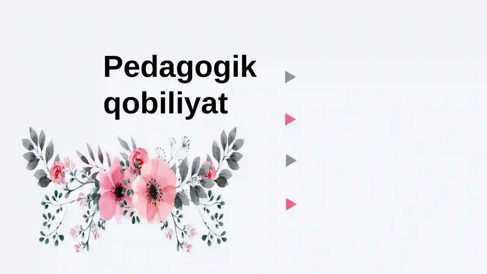 Pedagogik qobiliyatning turlari va ularning tavsifi 2