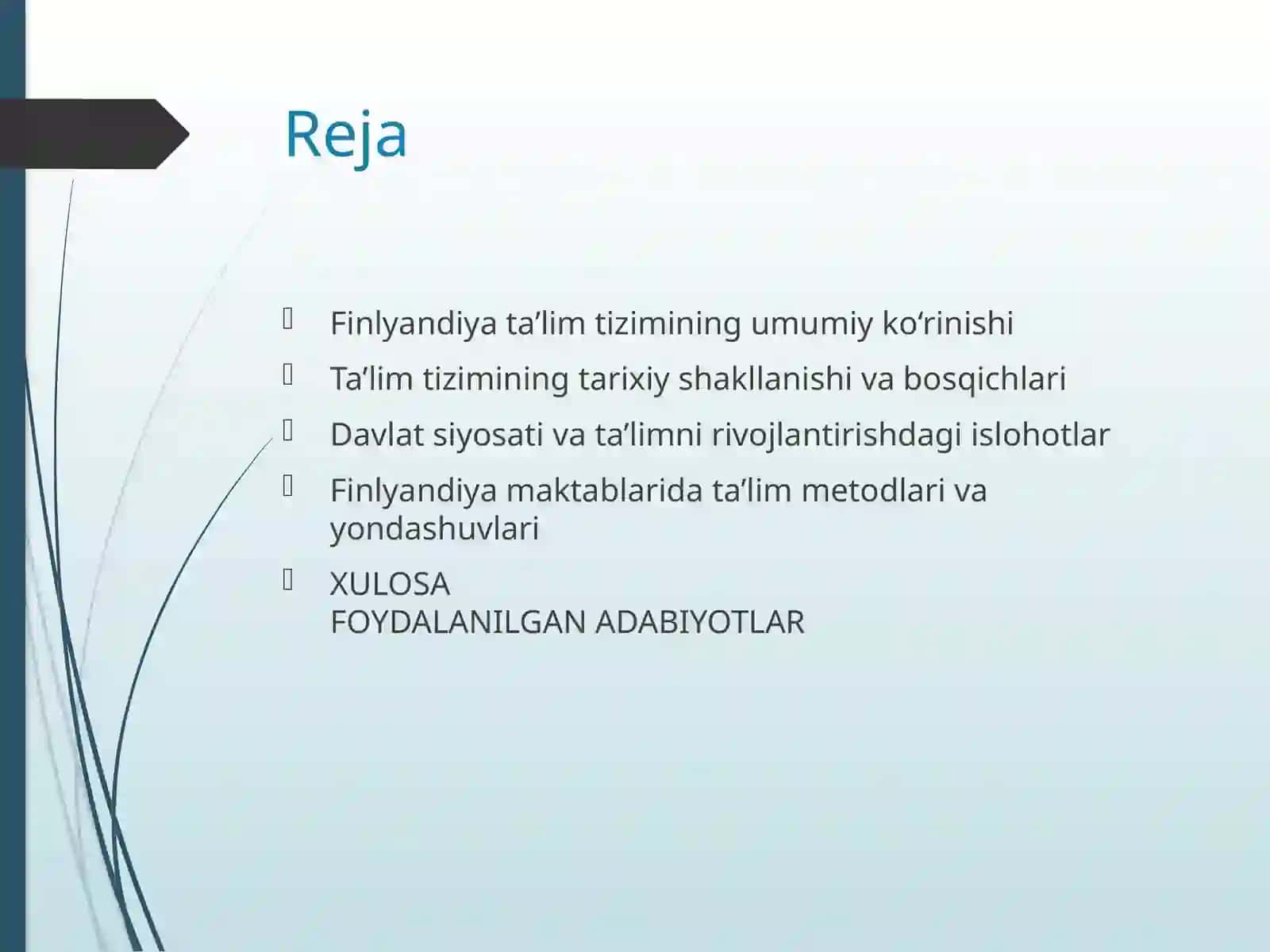 FINLANDIYA TA'LIM TIZIMI TARAQQIYOTI 2