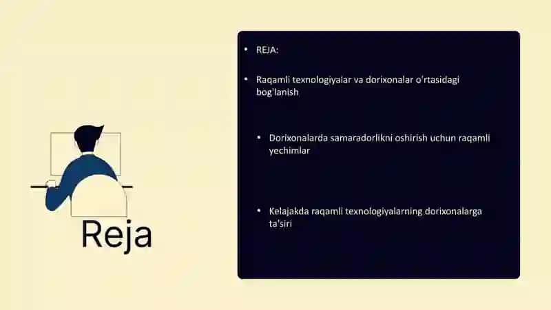 Dorixonalar uchun raqamli texnologiyalar 2