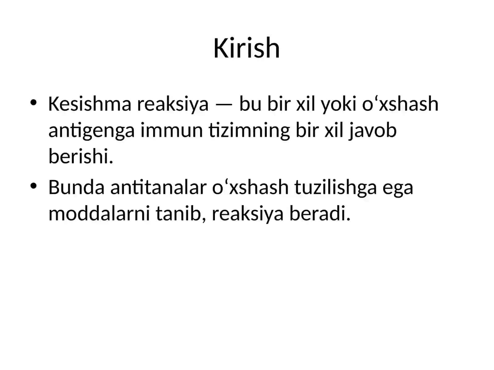 Kesishma reaksiya: sabablari va patogenezi 2