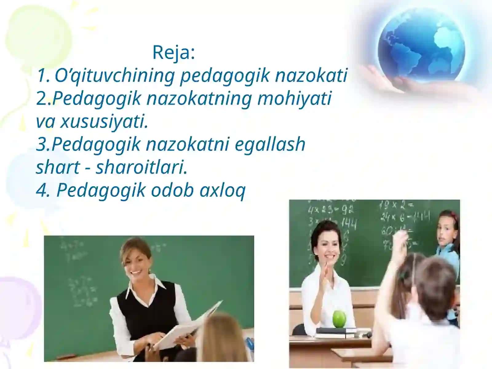 Pedagogik nazokat va odob-axloq 2