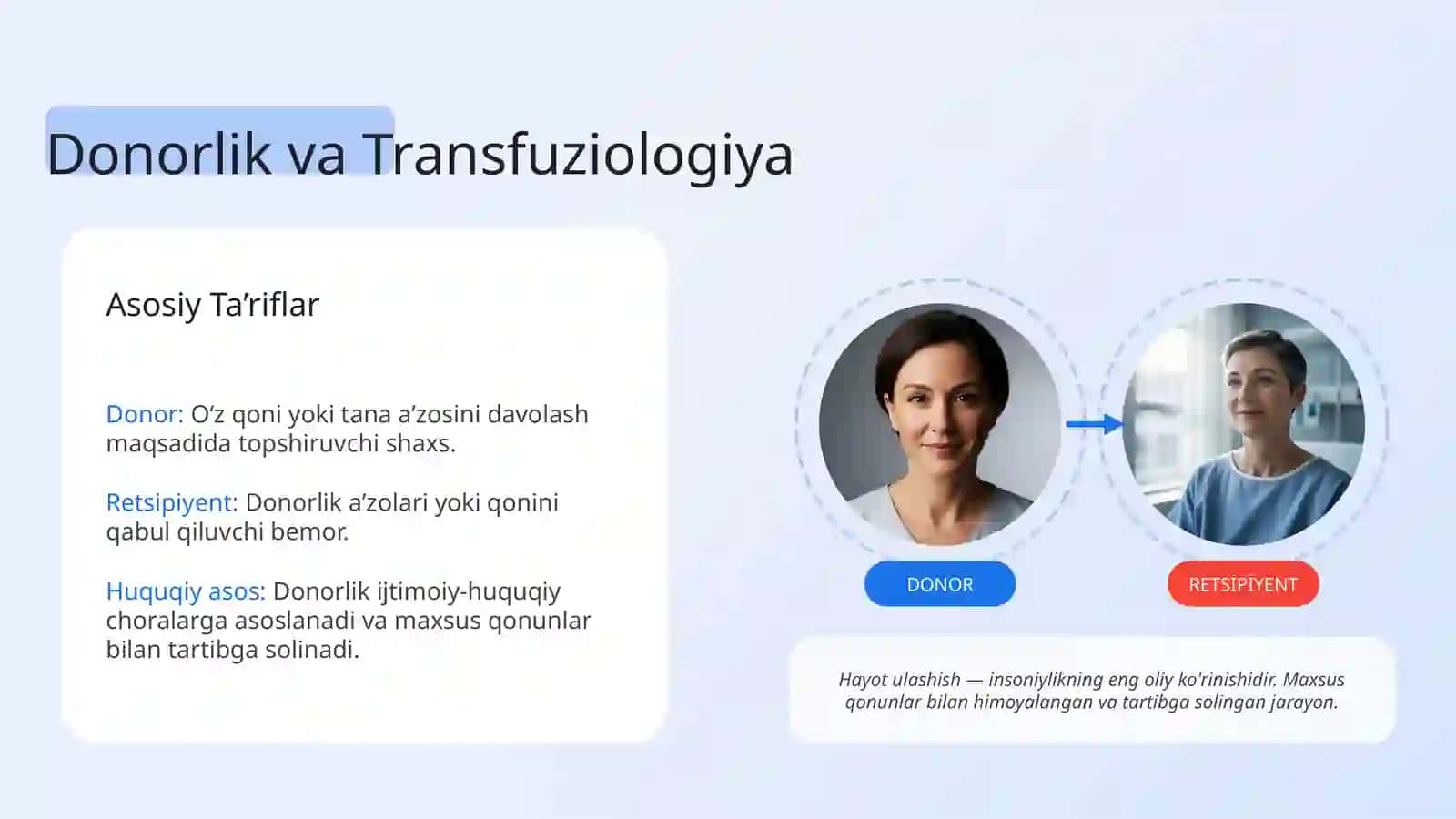 Donorlik va Transfuziologiya 2