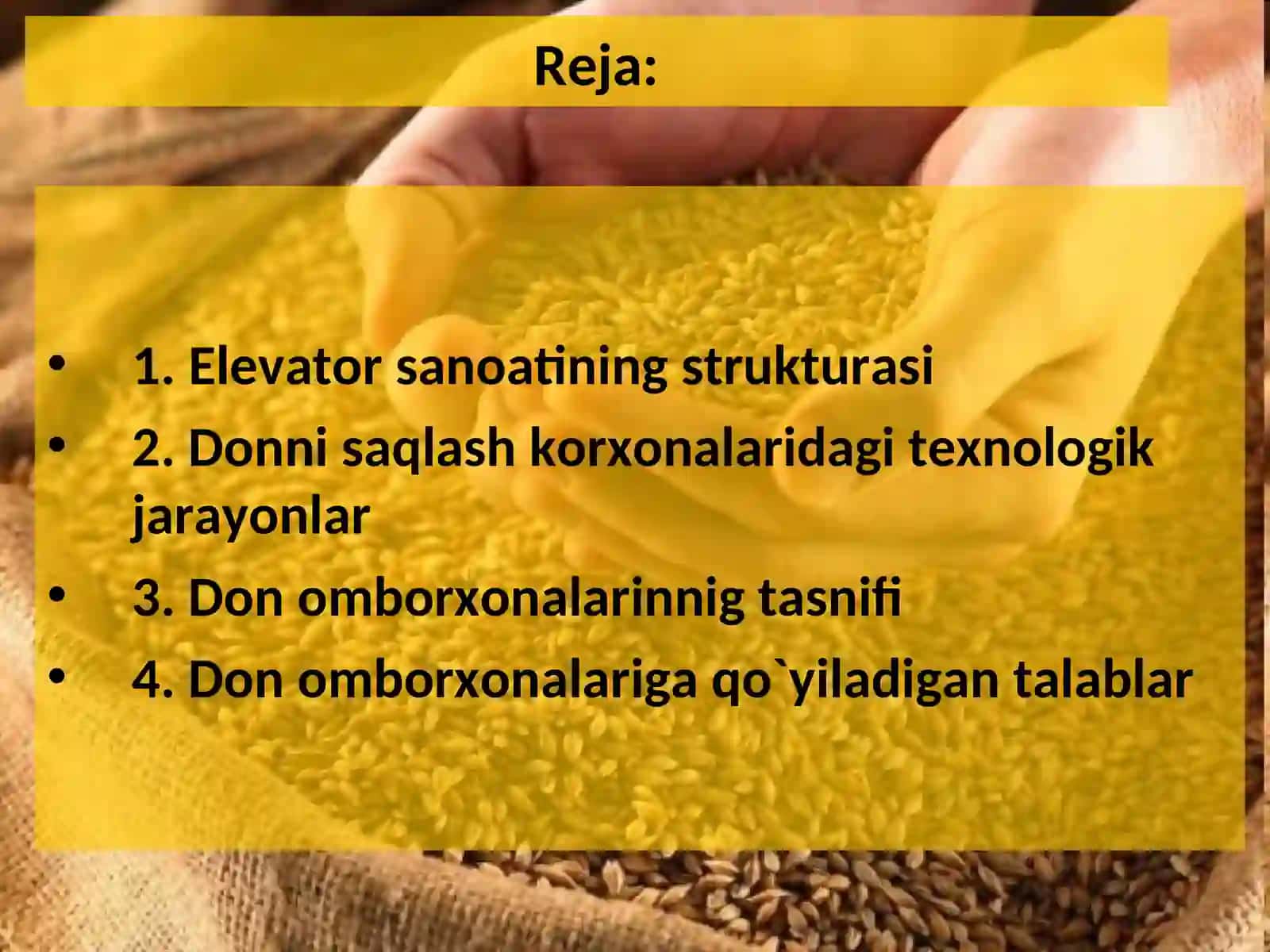Don va donni qayta ishlash jarayonlarining ilmiy asoslari 2