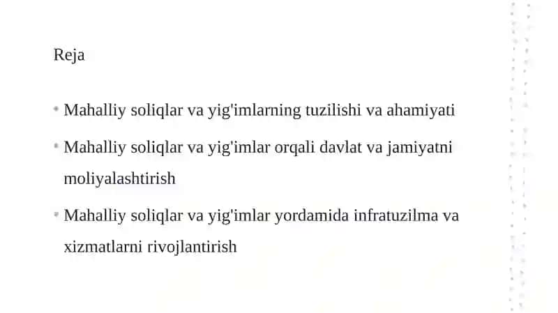 Mahalliy soliqlar va yig imlar 2