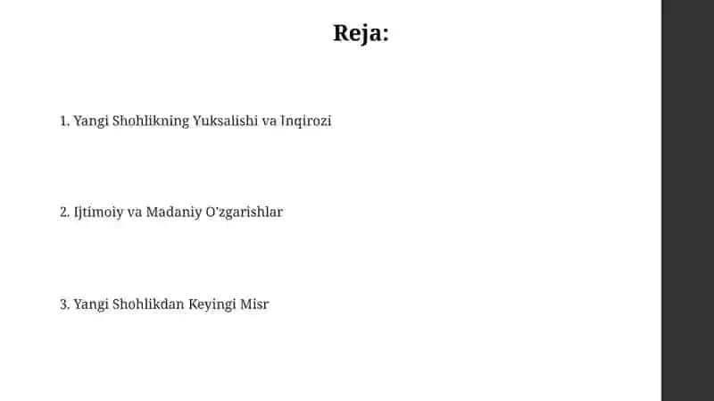 Yangi Shohlikning Yuksalishi va Inqirozi 2