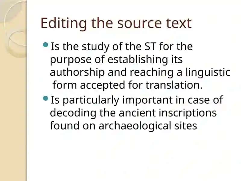 The Importance of Editing in Translation 2