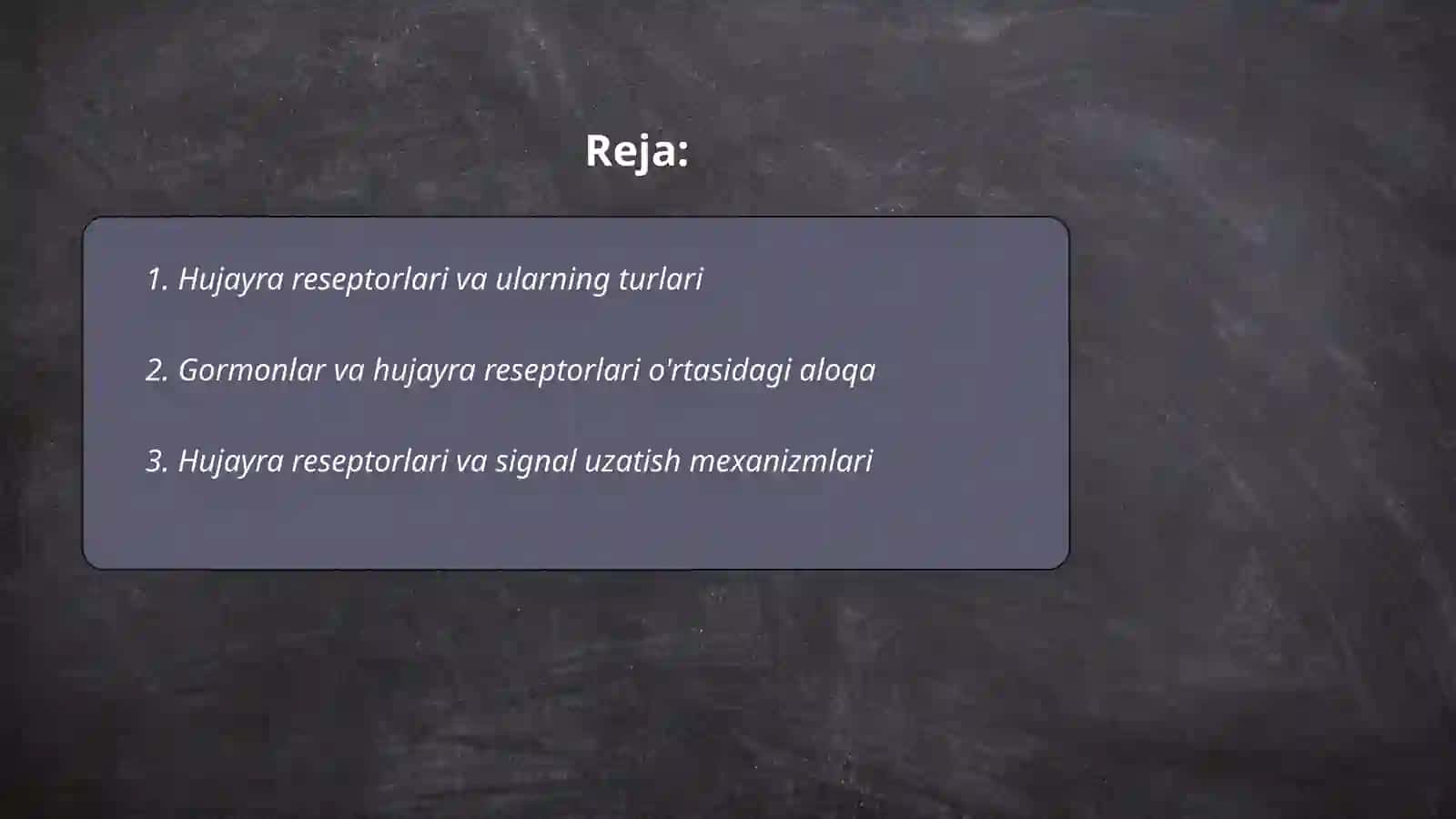 Hujayra Reseptorlari 2
