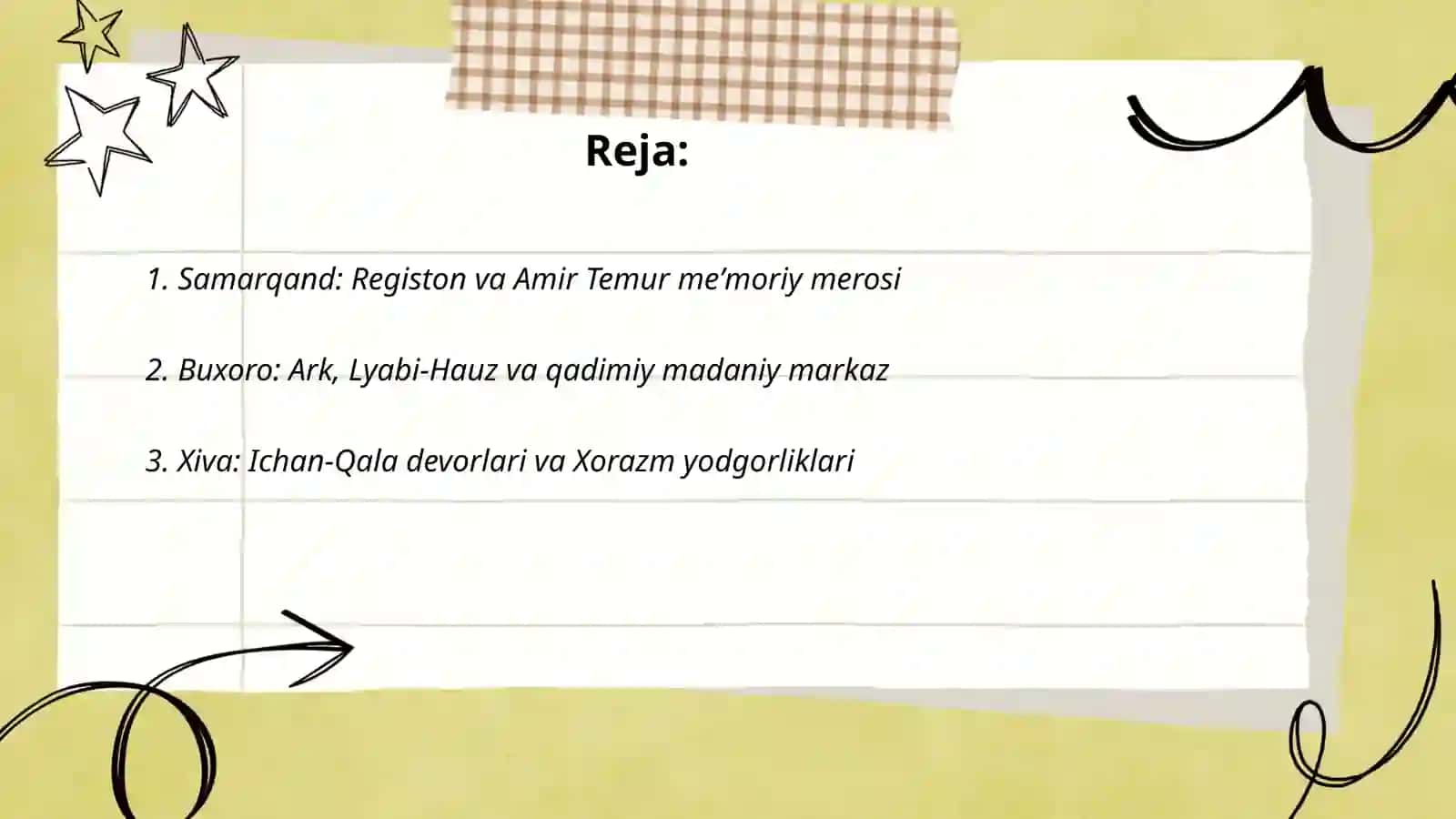 O'bekiston tarixiy shaharlari 2